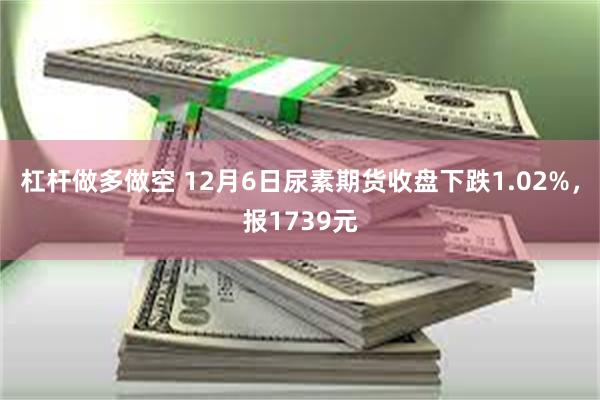 杠杆做多做空 12月6日尿素期货收盘下跌1.02%，报1739元